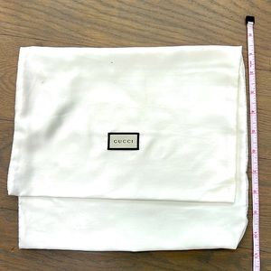 10.5 x 11 inch Gucci flap closure duster bag  shoe bag purse bag flip authentic